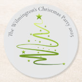 ラズルダズルクリスマスパーティー ラウンドペーパーコースター (正面)