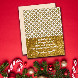 ラズルデイズルクリスマスグリタリー金ゴールドスターカスタムズ シーズンカード