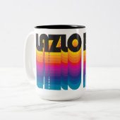 ラズロベンレインボーマグ ツートーンマグカップ (正面左)