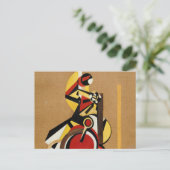 ラズロ・モホリー・ナジーによる自転車乗り ポストカード (スタンド正面)