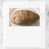 ラセットのポテトスパウオンホワイトプレートシール 長方形シール (バッグ)