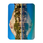 ラセン火山ヘレン湖の反射 マグネット (縦)