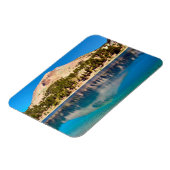 ラセン火山ヘレン湖の反射 マグネット (左側)