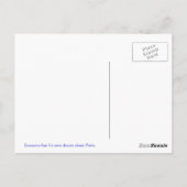 ラセーヌ，パリ ポストカード (裏面)