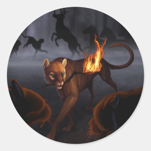 ラタの生き物 ラウンドシール (正面)