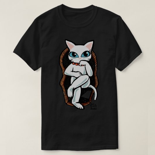 ラタン椅子 Tシャツ (デザイン正面)