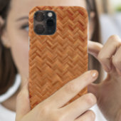 ラタン 籐編み バスケットウィーブ iPhoneケース