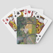 ラダとクリシュナは花の茂る森で抱き締められる トランプ (裏面)