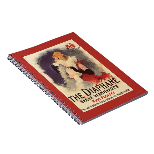 ラダイアファン女性粉末化顔プロモポスター ノートブック (右側)