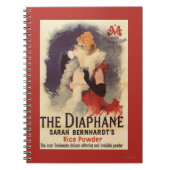 ラダイアファン女性粉末化顔プロモポスター ノートブック (正面)