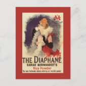 ラダイアファン女性粉末化顔プロモポスター ポストカード (正面)