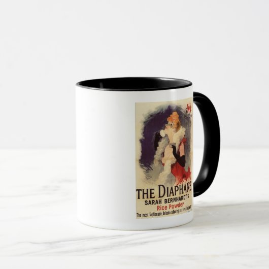 ラダイアファン女性粉末化顔プロモポスター マグカップ (正面右)