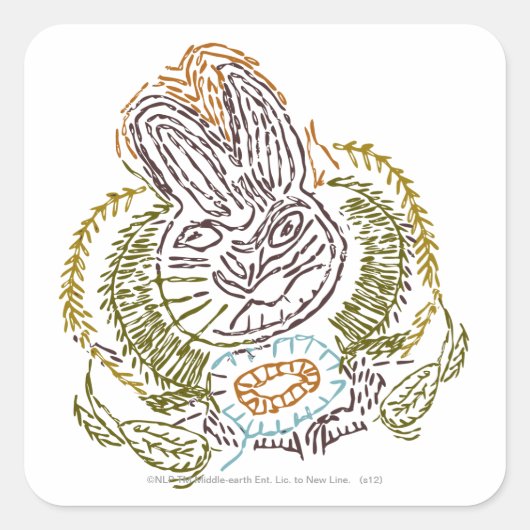 ラダガスト™刺繍 スクエアシール (正面)