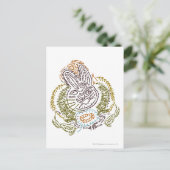 ラダガスト™刺繍 ポストカード (スタンド正面)