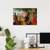 ラダクリシュナ ポスター (ホームオフィス)