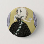 ラダムオカンリアéスジョージバービエ 缶バッジ (正面)