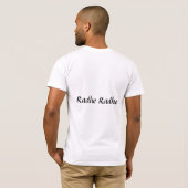 ラダユニセックス・クリシュナのTシャツ Tシャツ (裏面フル)