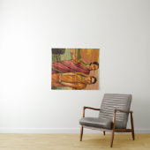 ラダ愛の女神ラジャラヴィ・ヴァルマ タペストリー (インサイチュ(横))