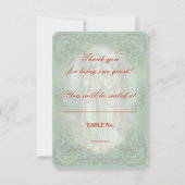 ラダ・クリシュナ ウェディングコレクション - プレイースカード 招待状 (裏面)