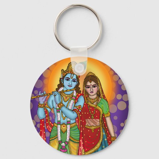 ラダ・クリシュナ キーチェーン (正面)