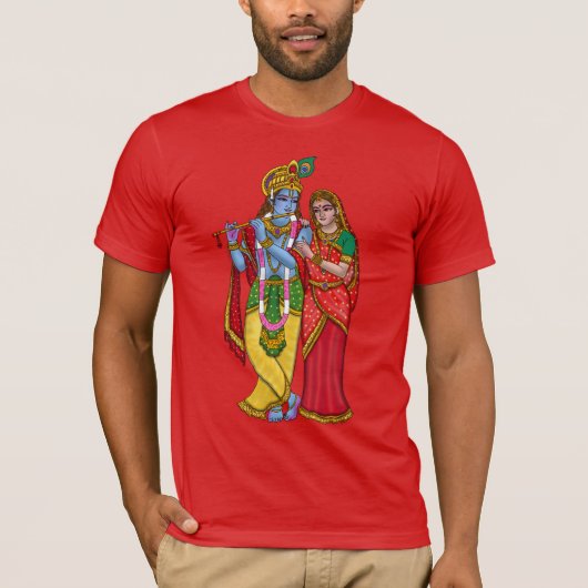 ラダ・クリシュナTシャツ Tシャツ (正面)