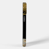 ラチェラエレガントエボニーシックなモノグラム Case-Mate iPhoneケース (裏面 / 右)