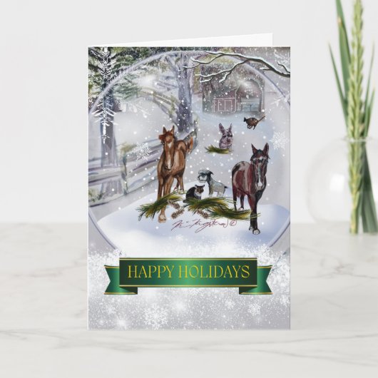 ラチェル集団2024折り畳みホリデーカード シーズンカード (正面)