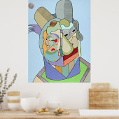 ラチェル・アレクサンダーの『内なる顔』 ポスター (キッチン)