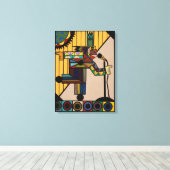 ラチェル・アレクサンダーの『鋼脈』 キャンバスプリント (インサイチュ (ウッドフロア))