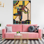 ラチェル・アレクサンダーの『鋼脈』 キャンバスプリント (インサイチュ (リビング))