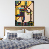 ラチェル・アレクサンダーの『鋼脈』 キャンバスプリント (インサイチュ (寝室))