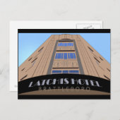 ラチスホテルレトロトラベルポスターポストカード ポストカード (正面/裏面)