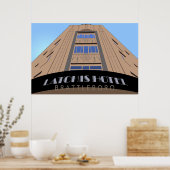 ラチスホテルレトロトラベルポスター ポスター (キッチン)