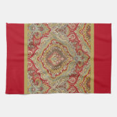 ラチペイズリー キッチンタオル (横)