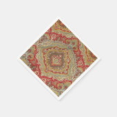 ラチペイズリー スタンダードカクテルナプキン (角)