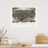 ラチモント， NYパノラママップ – 1904 ポスター (キッチン)