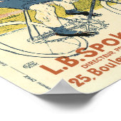 ラチャインシンプソン自転車ヴィンテージフランスの広告 ポスター (角)