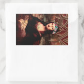 ラチョラモナリサメキシコ 長方形シール (バッグ)