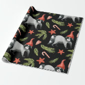 ラッおもしろいコオンズブラック |ノードツリーラッピング紙 ラッピングペーパー (アンロールド)