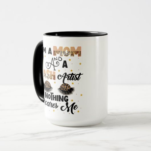 ラッおもしろいシュアーティスト美容師引用文  マグカップ (正面左)