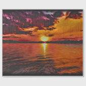 ラッかわいらしプユニーク紙 ラッピングペーパー (フラット)