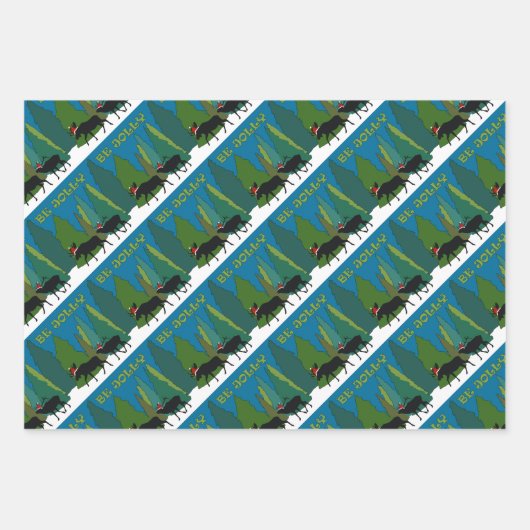 ラッすてきピング紙フラットシートセット3 ラッピングペーパーシート (正面)