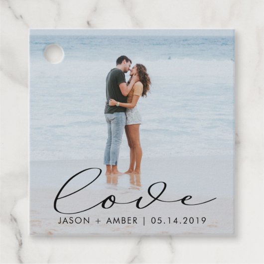 ラッエレガントプ結婚スクリプトの写真 フェイバータグ (正面)