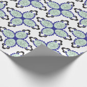 ラッカスタムピング抽象デザイン紙 ラッピングペーパー (角)