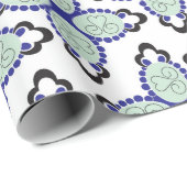 ラッカスタムピング抽象デザイン紙 ラッピングペーパー (ロールコーナー)