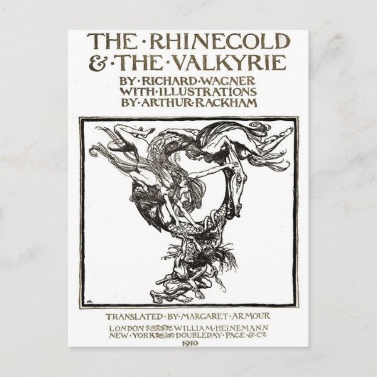 ラッカムのラインゴールド ポストカード (正面)