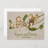 『ラッカム・ポピーズと妖精』シェイクスピアCC1258 ポストカード (正面/裏面)