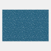 ラッカラフルピング紙に誕生日のキャンドル1 ラッピングペーパーシート (正面3)