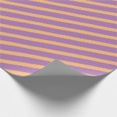 ラッカラフルプストライプの紙 ラッピングペーパー (角)