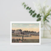 ラッカワナ鉄道駅、ニュージャージー州モントクレア ヴィンテージ ポストカード (スタンド正面)